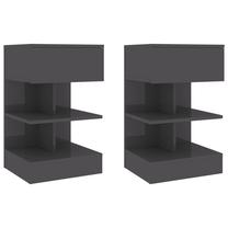 Naktinis staliukas VLX, pilka sp., 65 cm x 35 cm x 40 cm