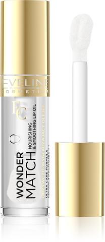Lūpų aliejus Eveline Cosmetics Wonder Match, 5 ml, skaidri sp.