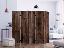 Širma Artgeist Wooden Hut II Paraventtc0300, įvairių spalvų, 225 cm x 172 cm