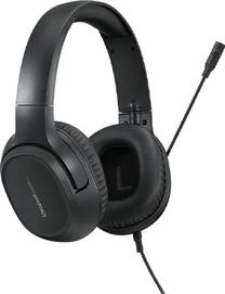 Vadu spēļu austiņas Lenovo IdeaPad Gaming H100, melna krās.