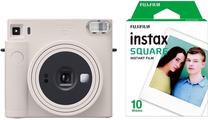 Momentinis fotoaparatas Fujifilm Instax Square SQ1 su fotopopieriumi, balta