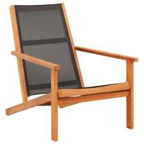 Lauko kėdė VLX 48699, ruda sp./juoda sp., 64 cm x 92 cm x 83 cm