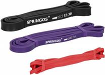 Pasipriešinimo guma Springos Rubber Kit, 104 cm x 2.1 cm x 0.45 cm, juoda sp.