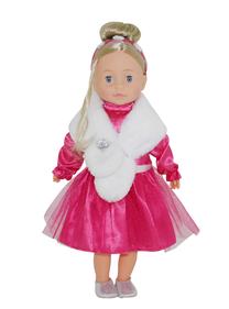 Lėlė Bambolina Paula BD1679EE, 35 cm, balta sp.