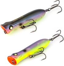 Vobleris Akara Tusk 80F A79, 8 cm, 15 g, juoda sp./geltona sp./violetinė sp.