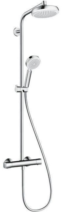 Dušo komplektas su termostatiniu maišytuvu Hansgrohe HG Focus Crometta 160, chromo sp. Prekė su pažeista pakuote.