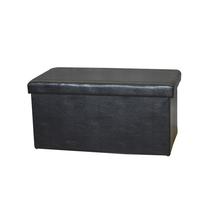 Pufas Domoletti XYF634B, juoda sp., 76.5 cm x 40.5 cm x 40.5 cm