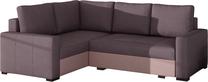 Kampinė sofa Corona Soro 65, Soro 61, violetinė sp., kairinė, 162 x 235 cm x 90 cm