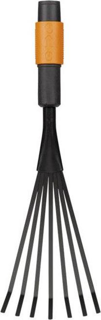 Grėblys vėduoklinis Fiskars QuickFit Flower 135552, be koto, 320 mm
