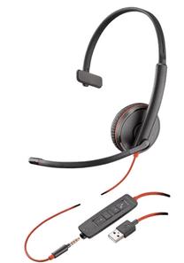 Laidinės ausinės Plantronics Blackwire C3215, juoda sp.
