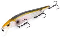 Vobleris Akara Mullet 110F-A77, 11 cm, 14 g, sidabro sp./juoda sp./oranžinė sp.