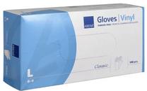 Pirštinės vienkartinės Abena Classic Powder-Free, skaidri sp., L, 100 vnt.