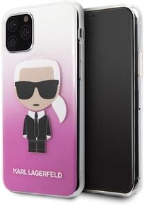 Telefona vāciņš Karl Lagerfeld, rozā krās., Apple