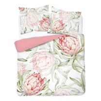 Patalynės užvalkalų komplektas SJF-66, balta sp./žalia sp./rožinė sp., 70 x 80 cm, 160 x 200 cm