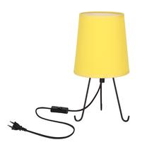 Galda stāvlampas Candellux Lighting Smally, E14, 40W, dzeltena krās./melna krās.