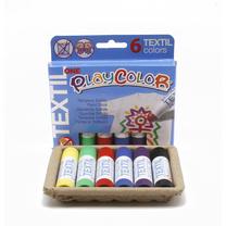 Piešimo rinkinys, tekstilei PlayColor, įvairių spalvų