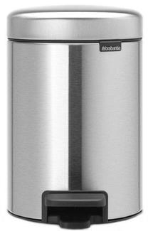 Šiukšliadėžė Brabantia NewIcon, sidabro sp./pilka sp., 3 l, 26.4 cm x 17 cm