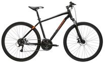 Велосипед гибридный Kross Evado 3.0, 28 ″, M рама, черный цв./oранжевый цв.