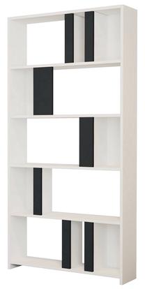 Pastatoma lentyna Kalune Design Lima 845HCT3635, antracito sp./balta sp., 180 cm x 90 cm x 20 cm