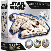 Medinė dėlionė Trefl Millennium Falcon, 160 vnt.