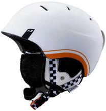 Slēpošanas ķivere Julbo, balta krās./oranža krās., 60-62 cm
