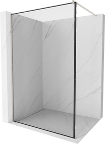Dušo sienelė Mexen Kioto Walk-in, 100 cm x 200 cm, brushed nickel sp./grūdintas
