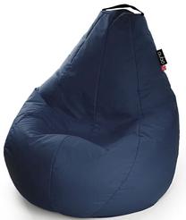 Sėdmaišis Comfort 120 Bluebonnet Pop Fit, mėlyna sp./tamsiai mėlyna sp., 250 l