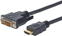 Kabelis Vivolink Pro PROHDMIDVI1.5 HDMI, DVI, 1.5 m, melna krās.