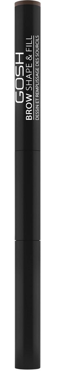 Uzacu zīmulis Gosh Brow Shape & Fill 03 dark brown