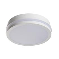 Āra sienas lampa Kanlux, 18W, LED, IP65, balta krās., 22 cm x 22 cm
