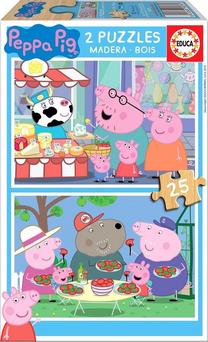 Medinė dėlionė Educa Peppa Pig 18078