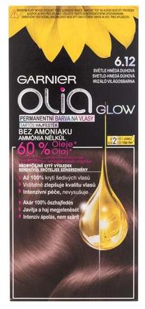 Matu krāsa Garnier Olia, light brown rainbow krās, 6.12, 50 ml