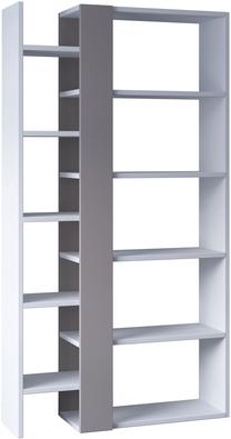 Pastatoma lentyna Kalune Design Lift 776HMS3622, balta sp./šviesiai ruda sp., 150.5 cm x 80 cm x 29 cm