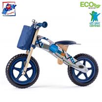 Balansinis dviratis WOODY Dipy Ergo WD93065, mėlyna sp., 12"