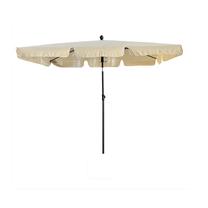 Sodo skėtis Fancy Garden Floks, 200 cm x 125 cm, smėlio sp.