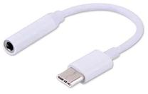 Adapteris Savio AK-52 USB Type-C Vīrietis, 3.5 mm Sieviete, 0.12 m, balta krās.