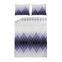 Patalynės užvalkalų komplektas Domoletti Amethyst, mėlyna sp./pilka sp., 50 x 70 cm, 160 x 200 cm