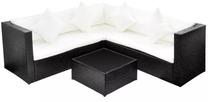 Lauko baldų komplektas VLX 4 Piece Garden Lounge Set with Cushions