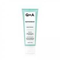 Sejas tīrīšanas līdzeklis Q+A Peppermint Daily Cleanser, 125 ml