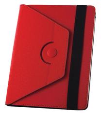 Planšetdatora vāciņš GreenGo Orbi Universal Tablet Case, sarkana krās., 9-10"