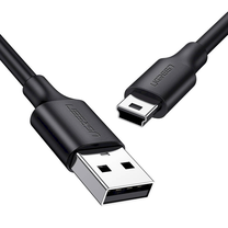Vads Ugreen UG10355, Mini USB/USB, melna krās.