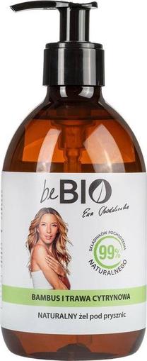 Kūno prausimosi želė beBIO Bamboo and Lemongrass, 400 ml