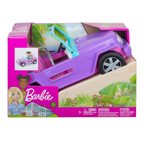 Automobilis lėlei Mattel Barbie Jeep Vehicle, violetinė sp.