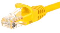Провод Netrack CAT 6 UTP Patch Cable RJ-45 8P8C, RJ-45 8P8C, 0.25 м, желтый цв.