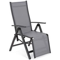 Gultas Ibiza Relax 569841, pilka sp., 140 cm x 60 cm x 83 - 110 cm