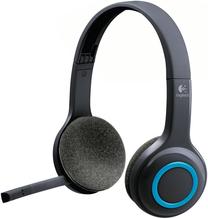 Belaidės ausinės Logitech H600, mėlyna sp./juoda sp.