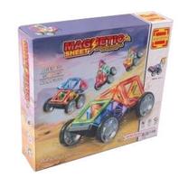 Konstruktorius Zinber Magnetic Sheet Car 294885, 31 vnt.