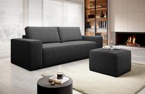 Sofa Silla Vero 10, juoda sp., 104 x 260 cm x 96 cm