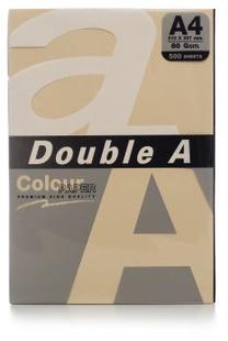 Kanceliarinis popierius Double A, A4, 80 g/m², šviesiai ruda sp., 500 lapų vnt.