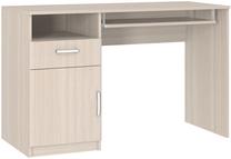Rašomasis stalas Borovichi Mebel Lotos 10.01, 126 cm x 54 cm, 76 cm, šviesiai ruda sp.